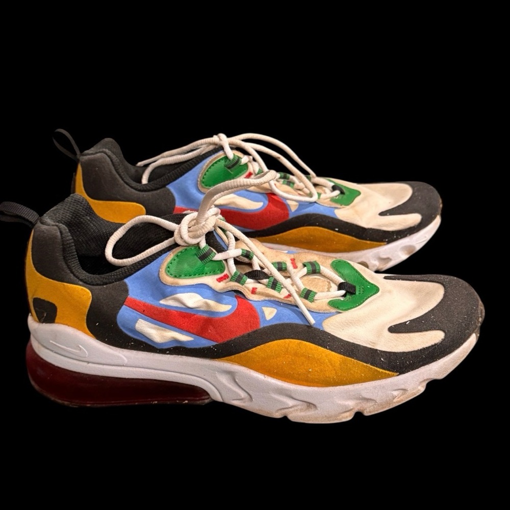 Nike Air Max 270 react multicolor Sneakers DB 5938- 161 youth 6.5/ women 8